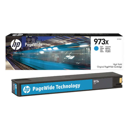 HP 973X Cyan Cartucho de Tinta Original - F6T81AE. 7.000 Paginas