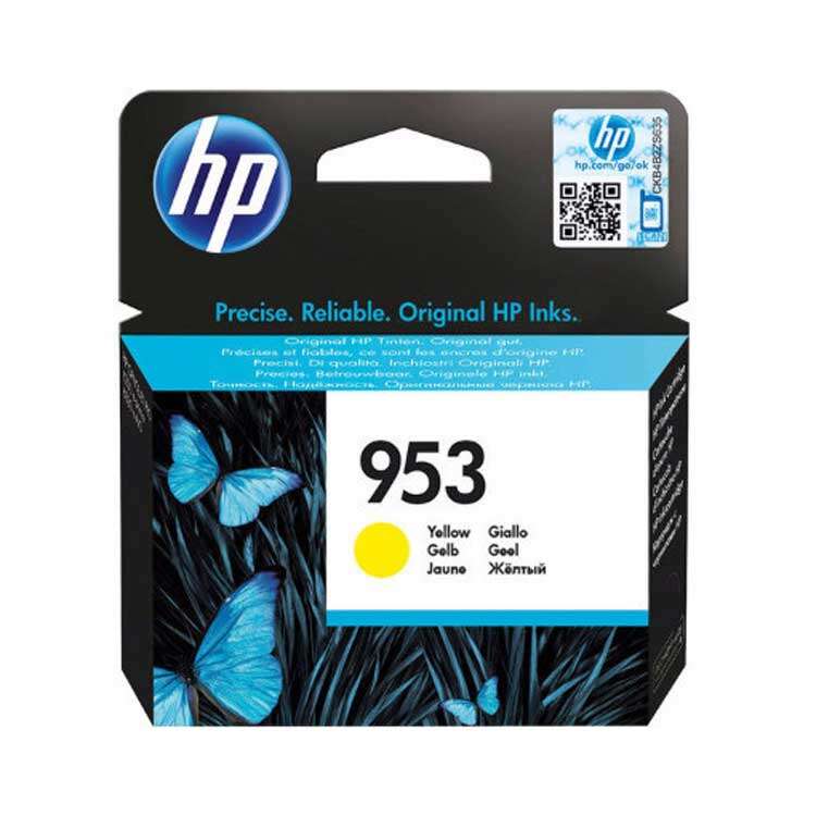 HP 953 Yellow Original Ink Cartridge - F6U14AE