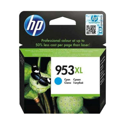 HP 953XL Cyan Cartucho de Tinta Original - F6U16AE. 1.600 Paginas