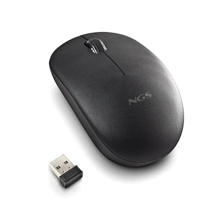 Ratón NGS FOG Pro Óptico RF 2.4GHz Negro (FOGPROBLACK)
