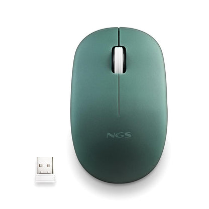 Ratón NGS FOG Pro Óptico RF 2.4GHz Verde (FOGPROGREEN)
