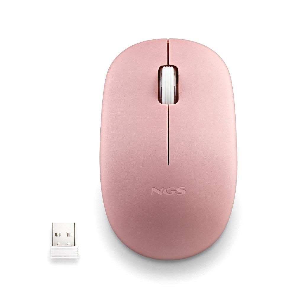 Ratón NGS FOG Pro Óptico RF 2.4GHz Rosa (FOGPROPINK)