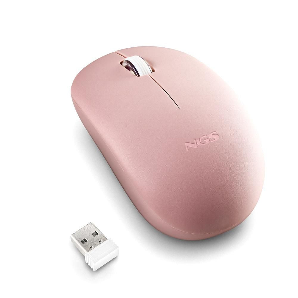 Ratón NGS FOG Pro Óptico RF 2.4GHz Rosa (FOGPROPINK)