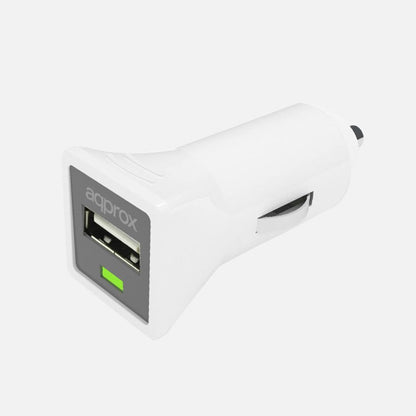 Cargador de Coche Approx 1xUSB 5V 1A (APPUSBCARW)