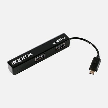 Hub Approx 4xUSB 2.0 Negro (APPHM4B)