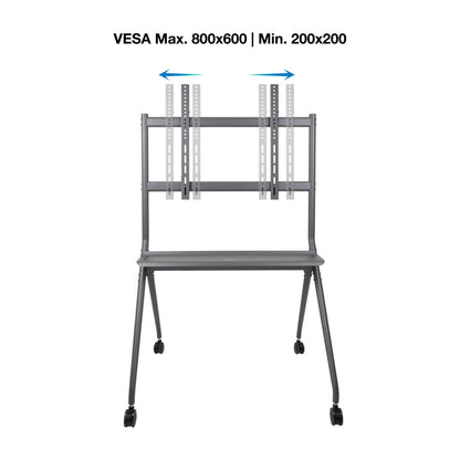 Soporte de Suelo TOOQ 50"-86" Ruedas 120Kg (FS20205M-B)