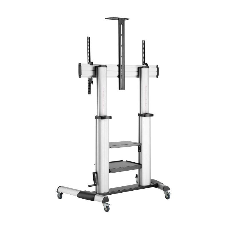 Soporte Suelo AISENS 60-100" Ruedas Plata (FT100TE-125)