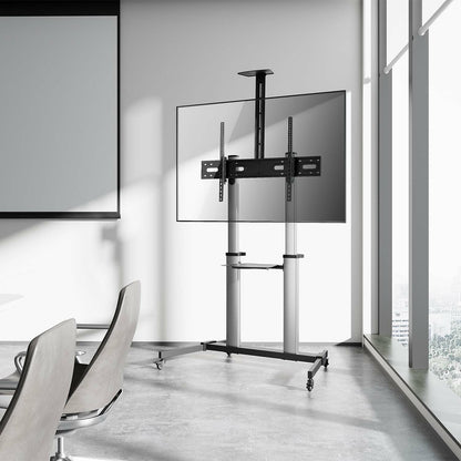Soporte Suelo AISENS 60-100" Con ruedas (FT100TE-259)
