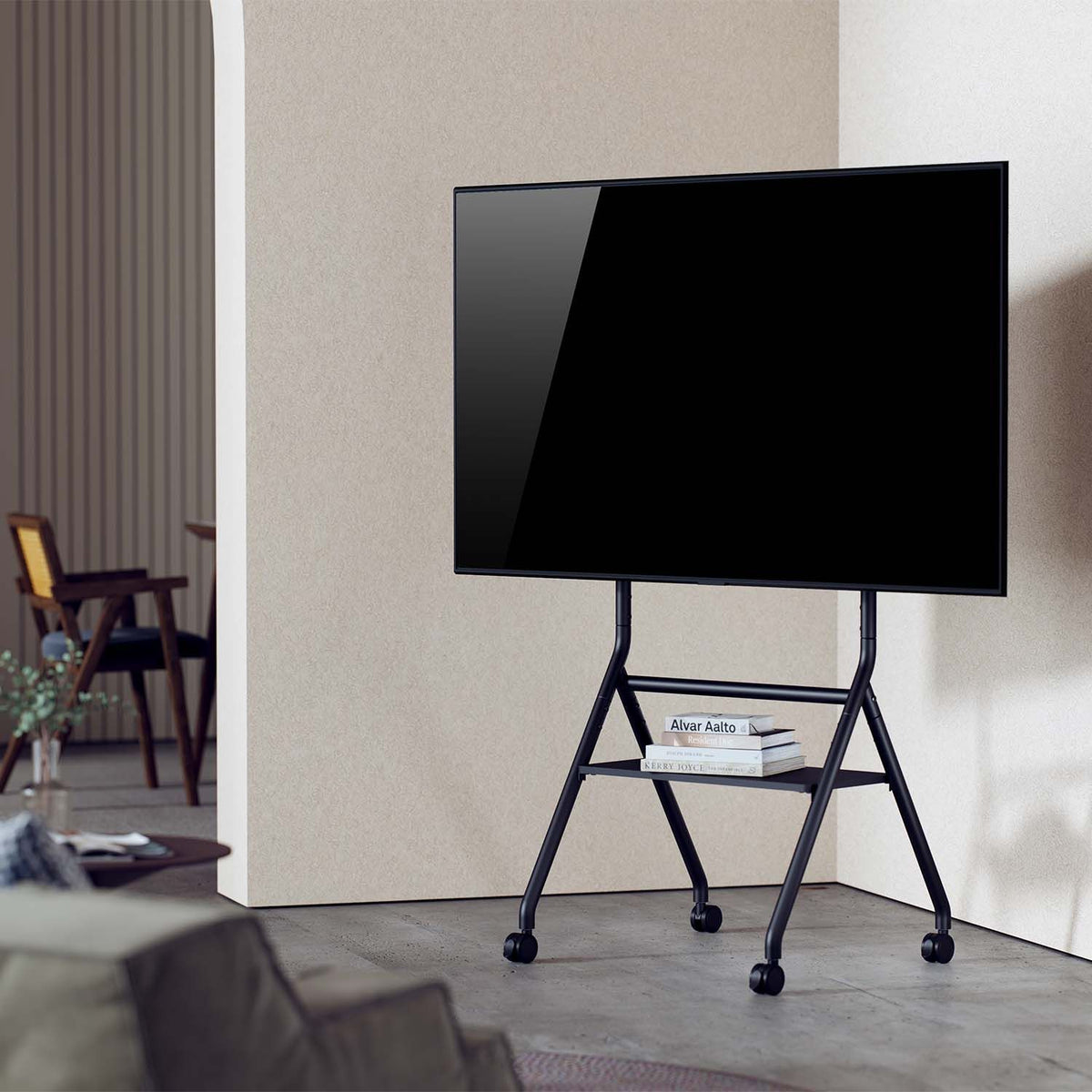 Soporte de Suelo AISENS 37"-86" con Ruedas (FT86FE-329)