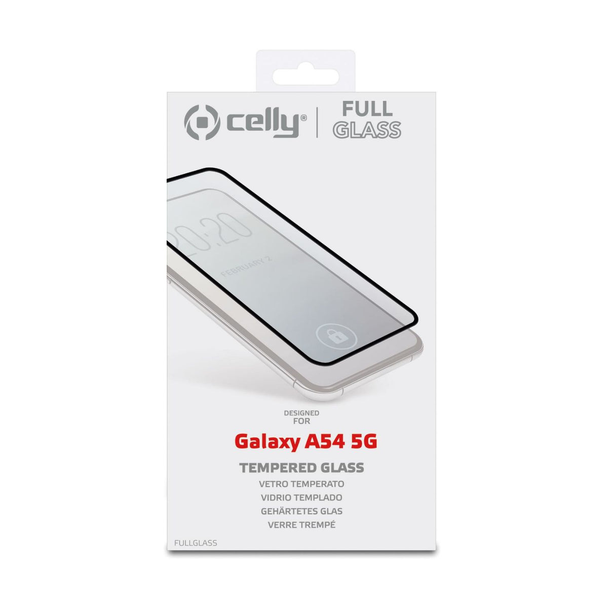 Protector CELLY 6.4" Samsung A54 5G (FULLGLASS1037BK)