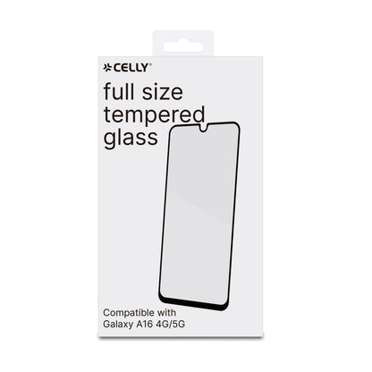 Protector de pantalla CELLY Galaxy A16(FULLGLASS1105BK)