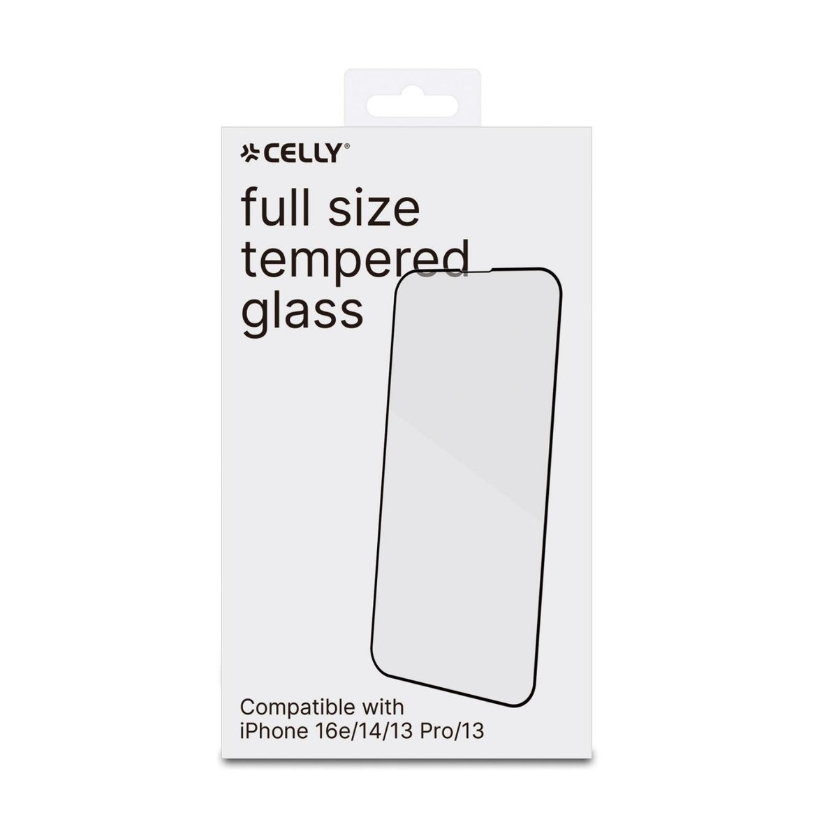 Protector Pantalla CELLY iPhone 16e (FULLGLASS1123BK)