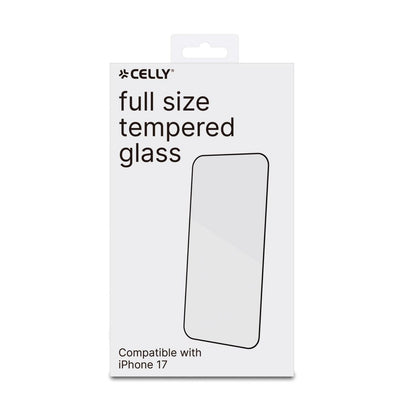 Protector de Pantalla Celly iPhone 17 (FULLGLASS1150BK)