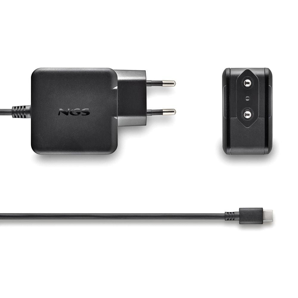 Cargador de Pared NGS GaN 45W 1xUSB-C Negro (GAN45W-C)