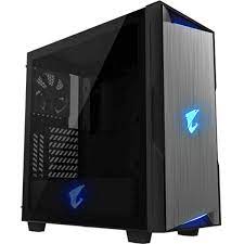 Chasis Semitorre Ac300g sin Fuente Soporta ATX Micro ATX Mini ITX Bahias Internas 2x3.5' 3x2.5' 1xVentilador Trasero 120mm 1xVentilador Frontal 120mm RGB 2xUsb3.0 1xUSB-C Salida Audio y Microfono Iluminacion RGB Ventana Lateral Transparente Dimensiones