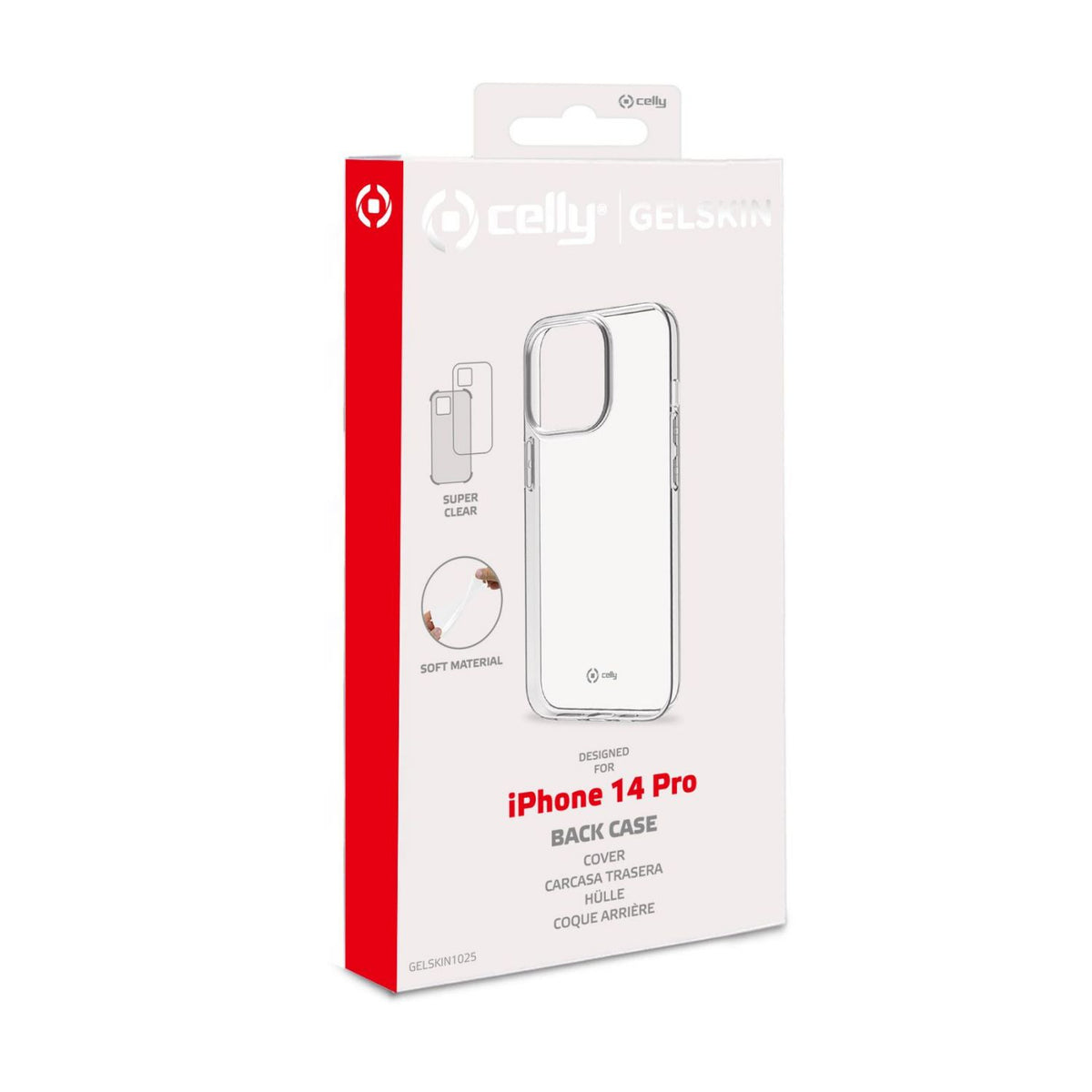 Funda Gel CELLY 6.1" para iPhone 14 Pro (GELSKIN1025)