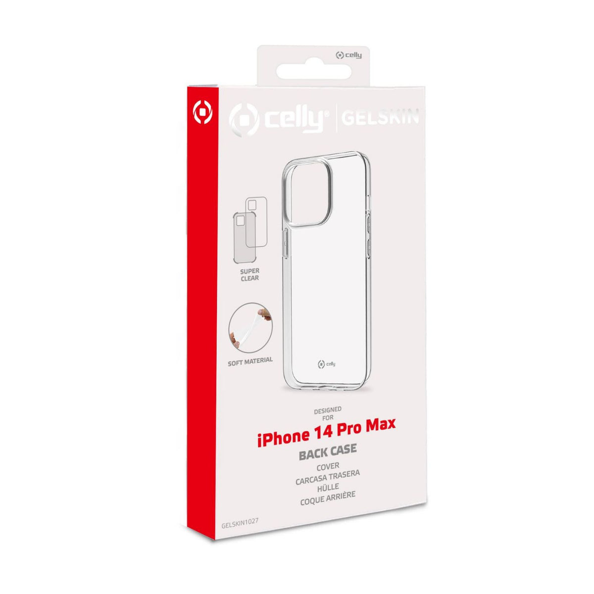 Funda Gel CELLY para iPhone 14 Pro Max (GELSKIN1027)