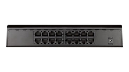 Switch D-Link 16xRJ45 GbE Rack 1U Negro (GO-SW-16G)