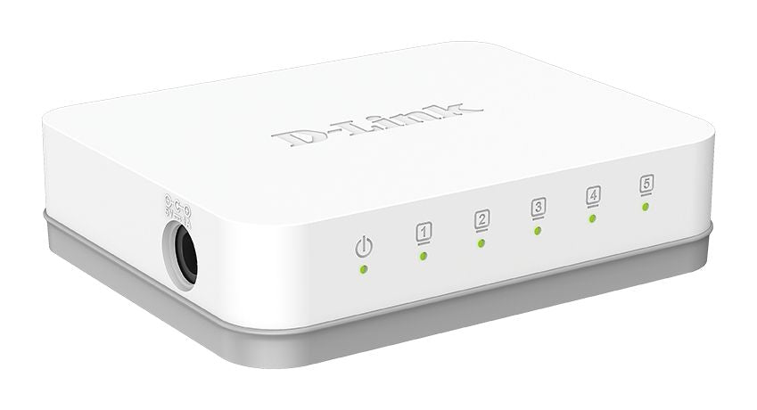 Switch D-Link 5p 10/100/1000 Blanco (GO-SW-5G)