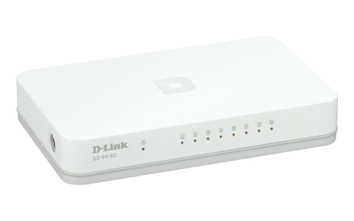 Switch D-Link 8xRJ45 Ethernet GbE Blanco (GO-SW-8G)