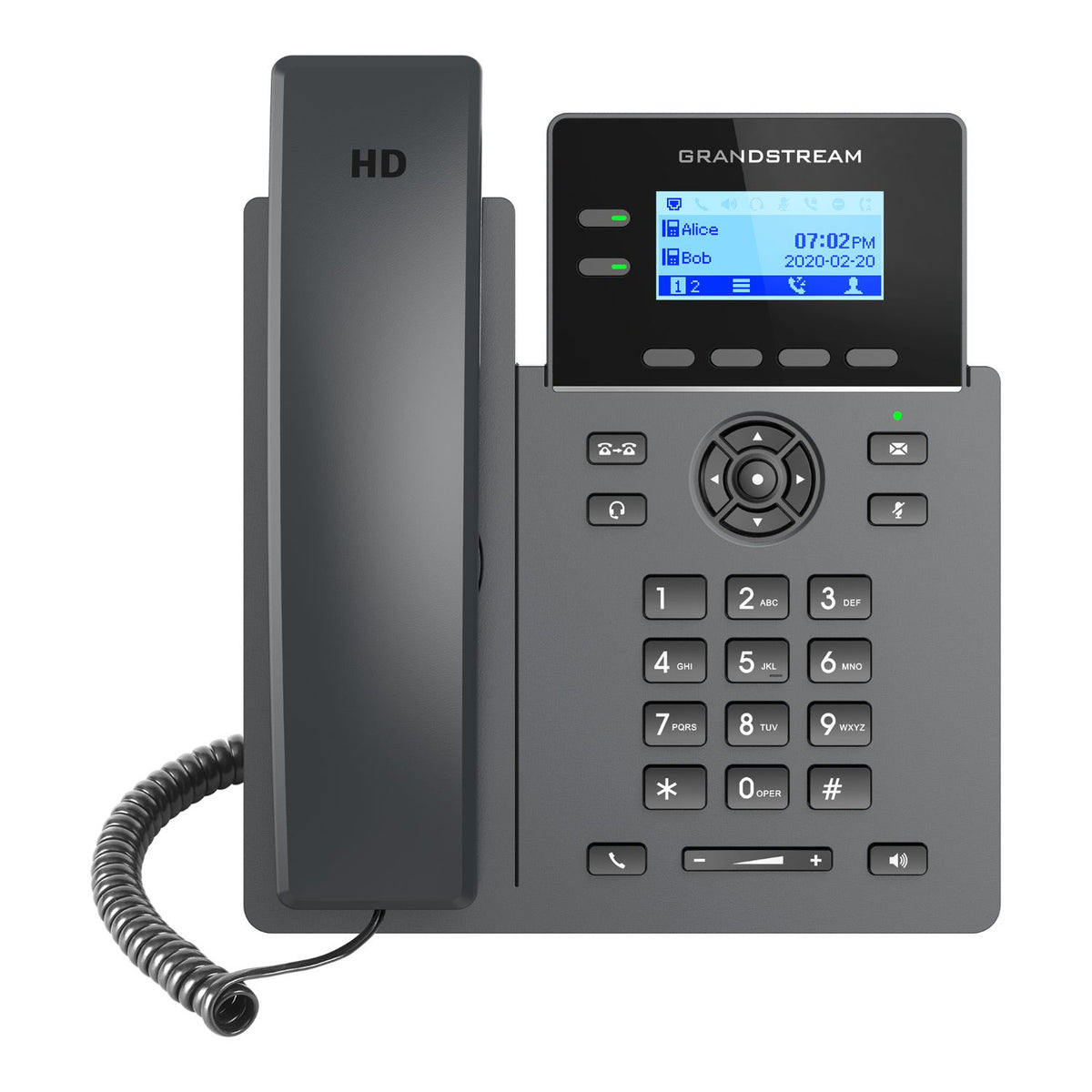 Teléfono IP Grandstream Ethernet PoE Negro