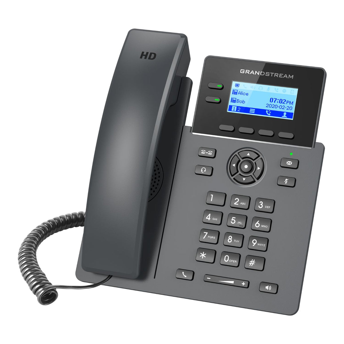 Teléfono IP Grandstream Ethernet PoE Negro