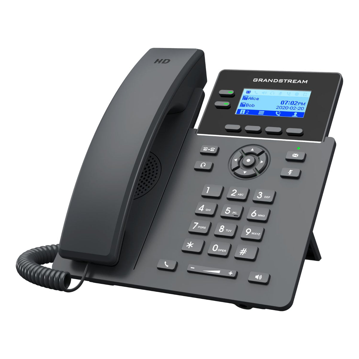 Teléfono IP Grandstream Ethernet PoE Negro
