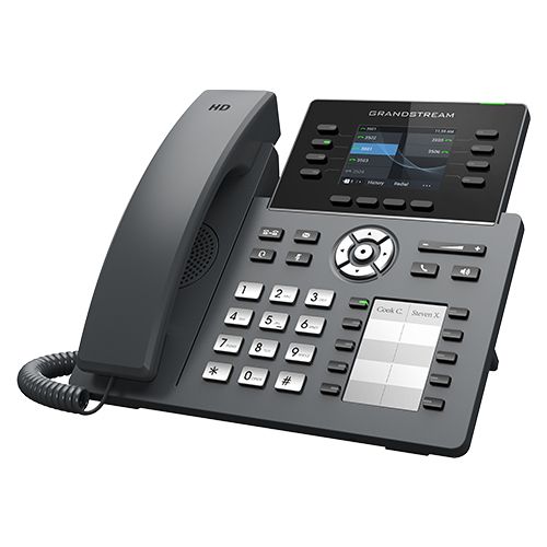 Teléfono IP Grandstream 8 Líneas 4 VoIP Negro (GRP2634)