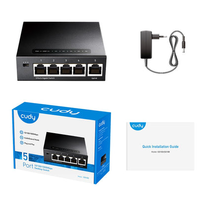 Switch CUDY 5p 10/100/100Mb Gigabit (GS105)