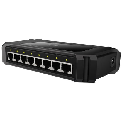 Switch CUDY 8xRJ45 GbE Negro (GS108D)