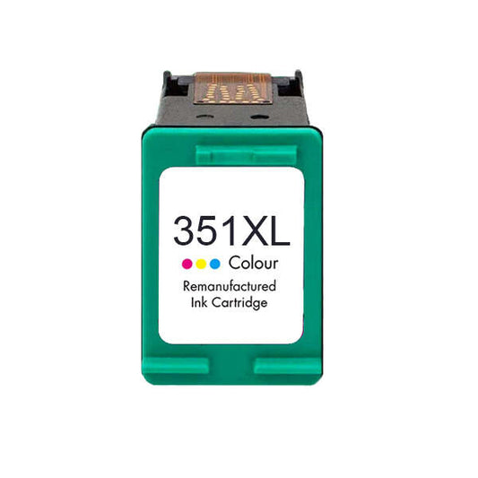 HP 351XL Color Remanufactured Ink Cartridge - Replaces CB338EE/CB337EE