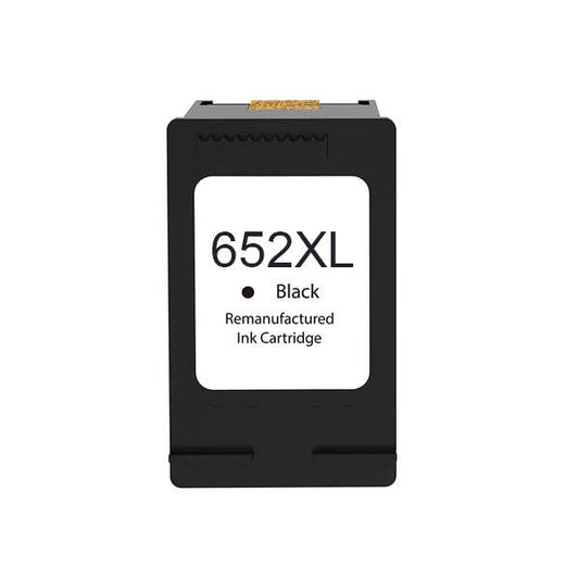 HP 652XL Black Remanufactured Ink Cartridge - Replaces F6V25AE
