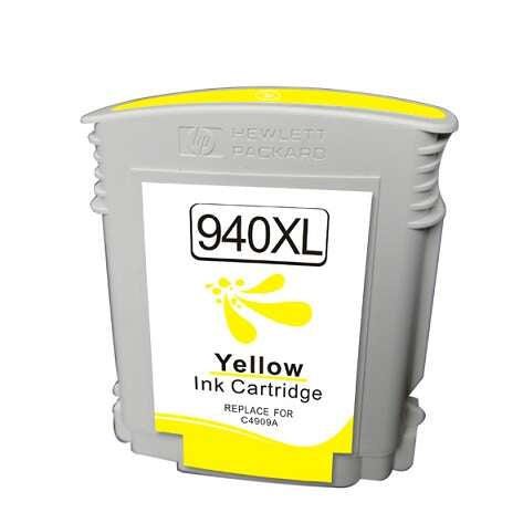 HP 940XL Yellow Generic Ink Cartridge - Replaces C4909AE