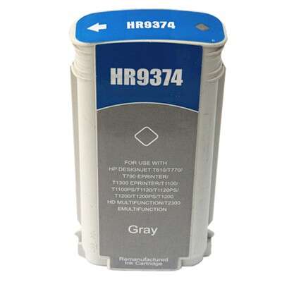 HP 72 Gray Generic Ink Cartridge - Replaces C9374A