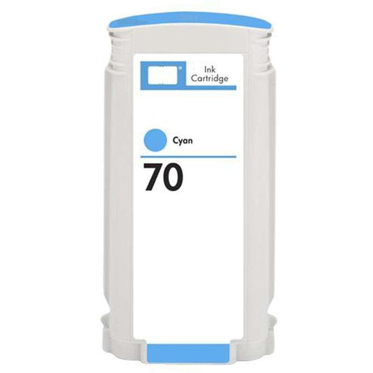 HP 70 Cyan Generic Pigmented Ink Cartridge - Replaces C9452A