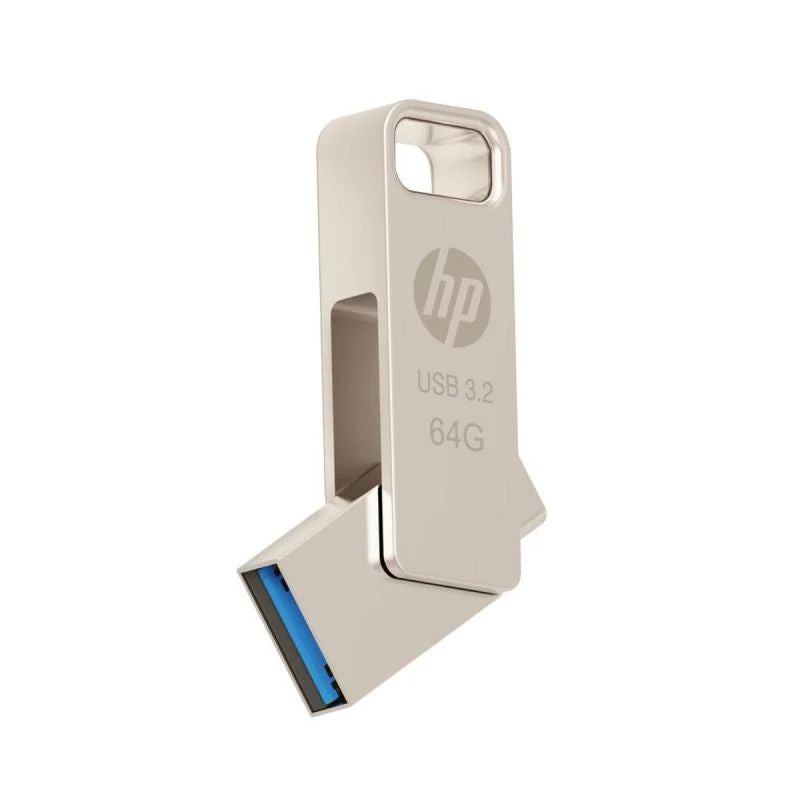 Pendrive HP HPFD206C 64Gb USB-A/C Plata (HPFD206C-A-64)