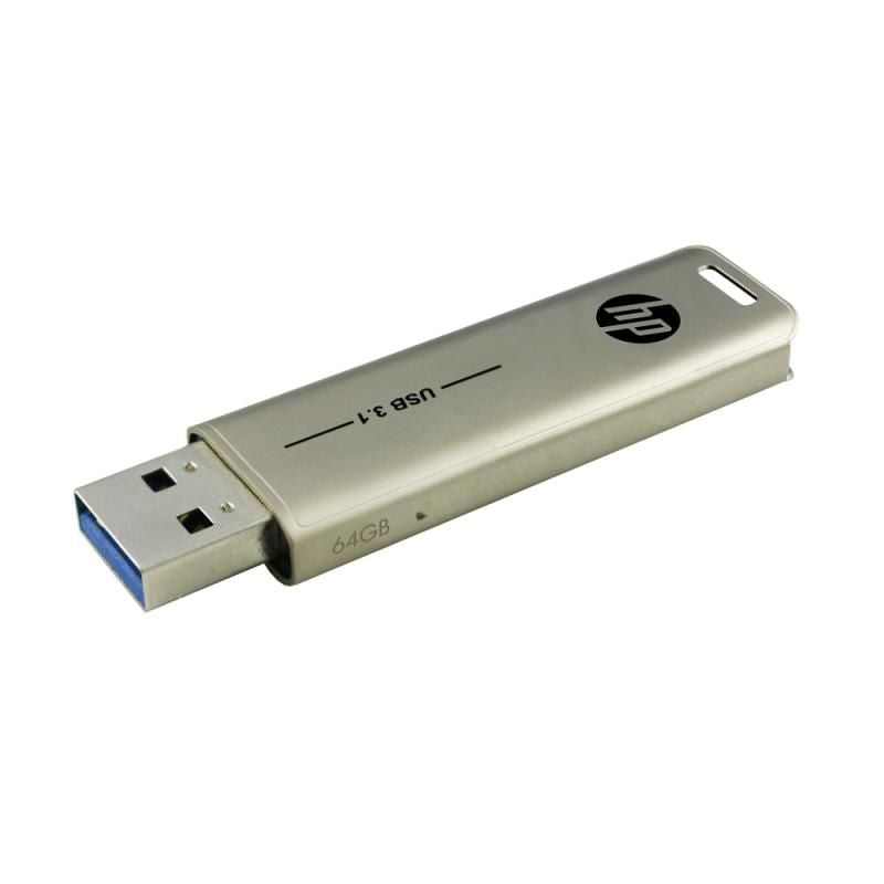Pendrive HP 64Gb Usb3.1 Plata(HPFD796L-64)