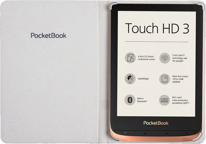 Funda eBook PocketBook 6" Blanca (HPUC-632-WG-F)