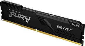 Memoria Ram DDR4 3200Mhz Pc4-25600 16Gb 288-Pin DIMM Hyperx Fury Black Beast