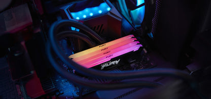 MEMORIA RAM 8GB KINGSTON DDR4 3200MHZ FURY BEAST RGB