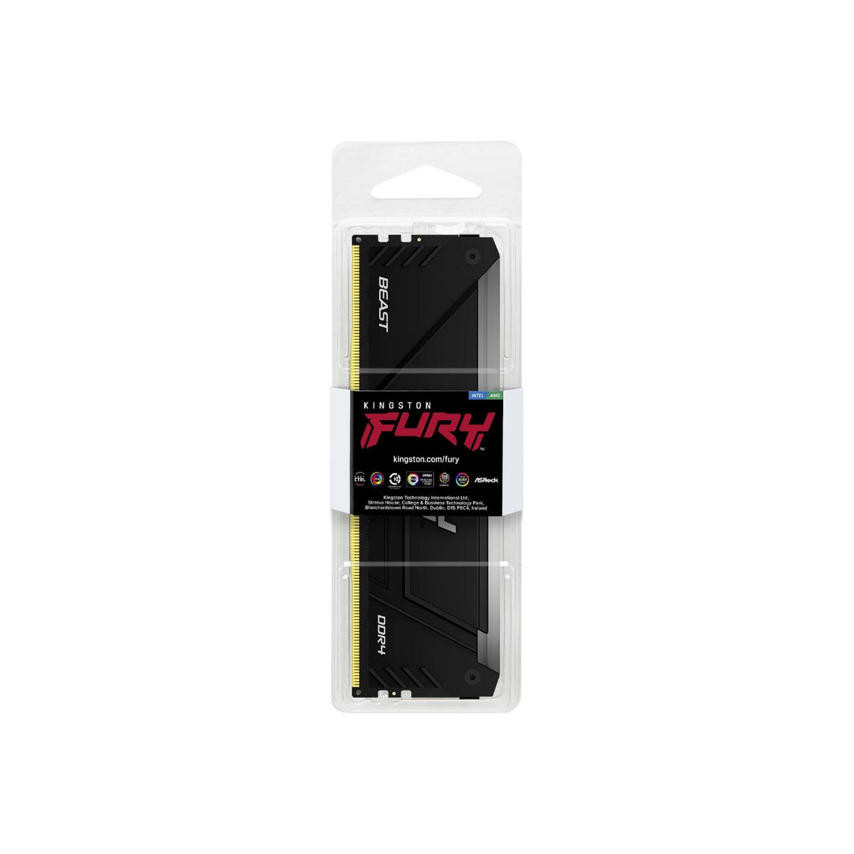 Módulo Kingston DDR4 16Gb 3600 FURY RGB KF436C18BB2A/16
