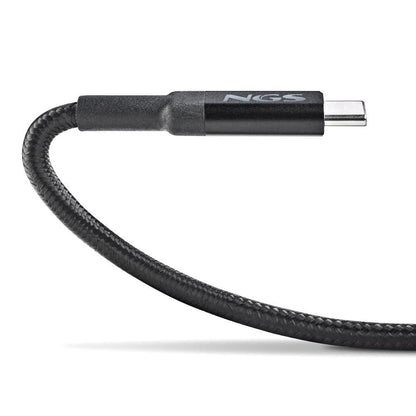 Cable NGS USB-C/M a USB-C/M 65W 2m Negro (KNOT65W-2)