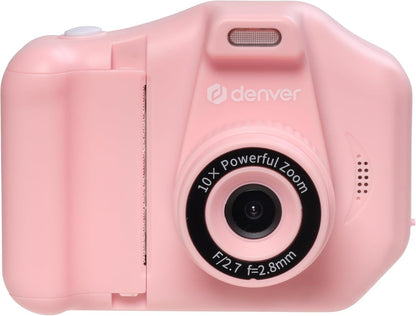 Cámara Digital DENVER 2.8" para Niños Rosa (KPC-1370P)