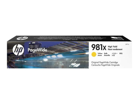 HP 981X Yellow Original Ink Cartridge - L0R11A
