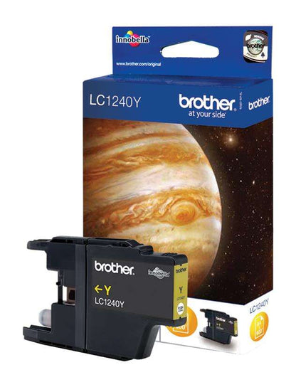 Brother LC1240 Amarillo Cartucho de Tinta Original - LC1240YBP. 600 Paginas