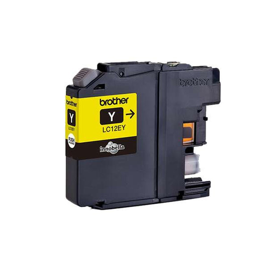 Brother LC12E Yellow Original Ink Cartridge - LC12EY