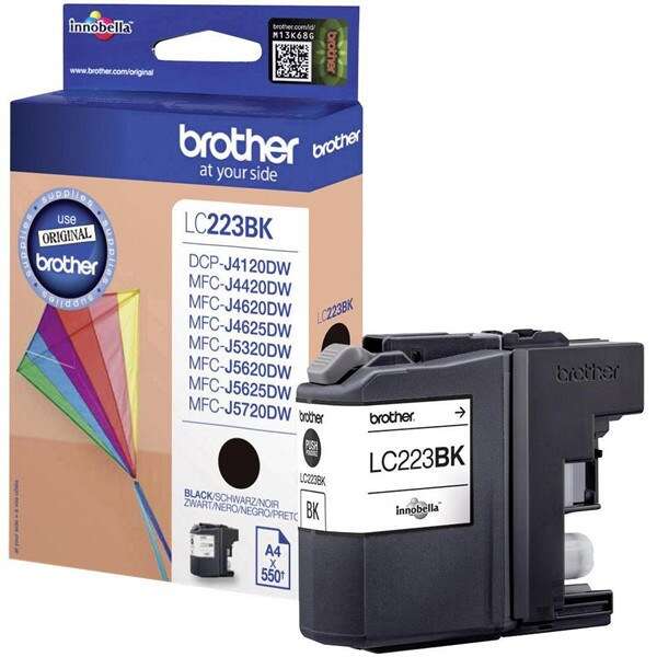 Brother LC223 Black Original Ink Cartridge - LC223BKBP