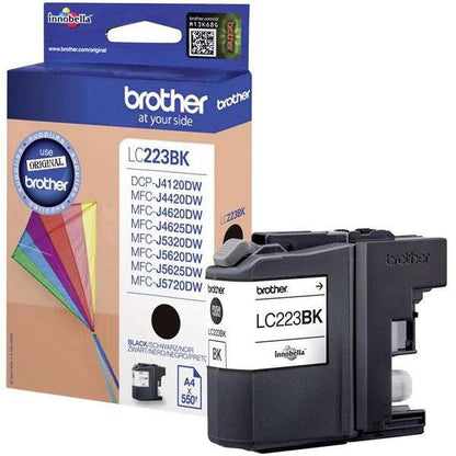 Brother LC223 Negro Cartucho de Tinta Original - LC223BKBP. 550 Paginas