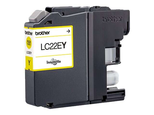 Brother LC22E Yellow Original Ink Cartridge - LC22EY
