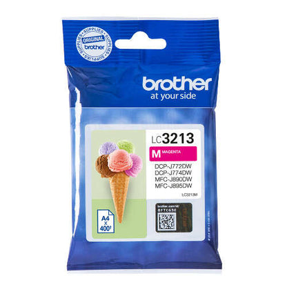 Brother LC3213 Magenta Cartucho de Tinta Original - LC3213M. 400 Paginas